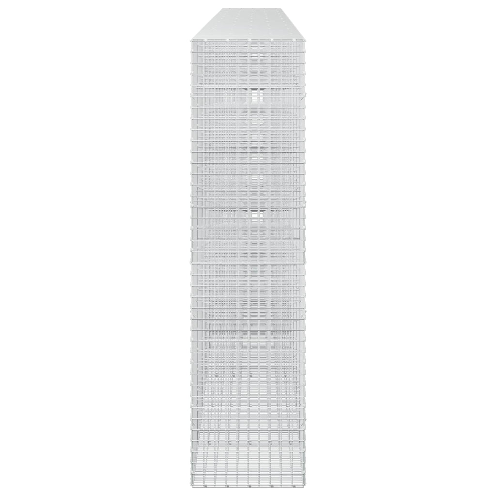 vidaXL Gabion z drutu 5 mm i siatką 5x5 cm 1000x50x200 cm