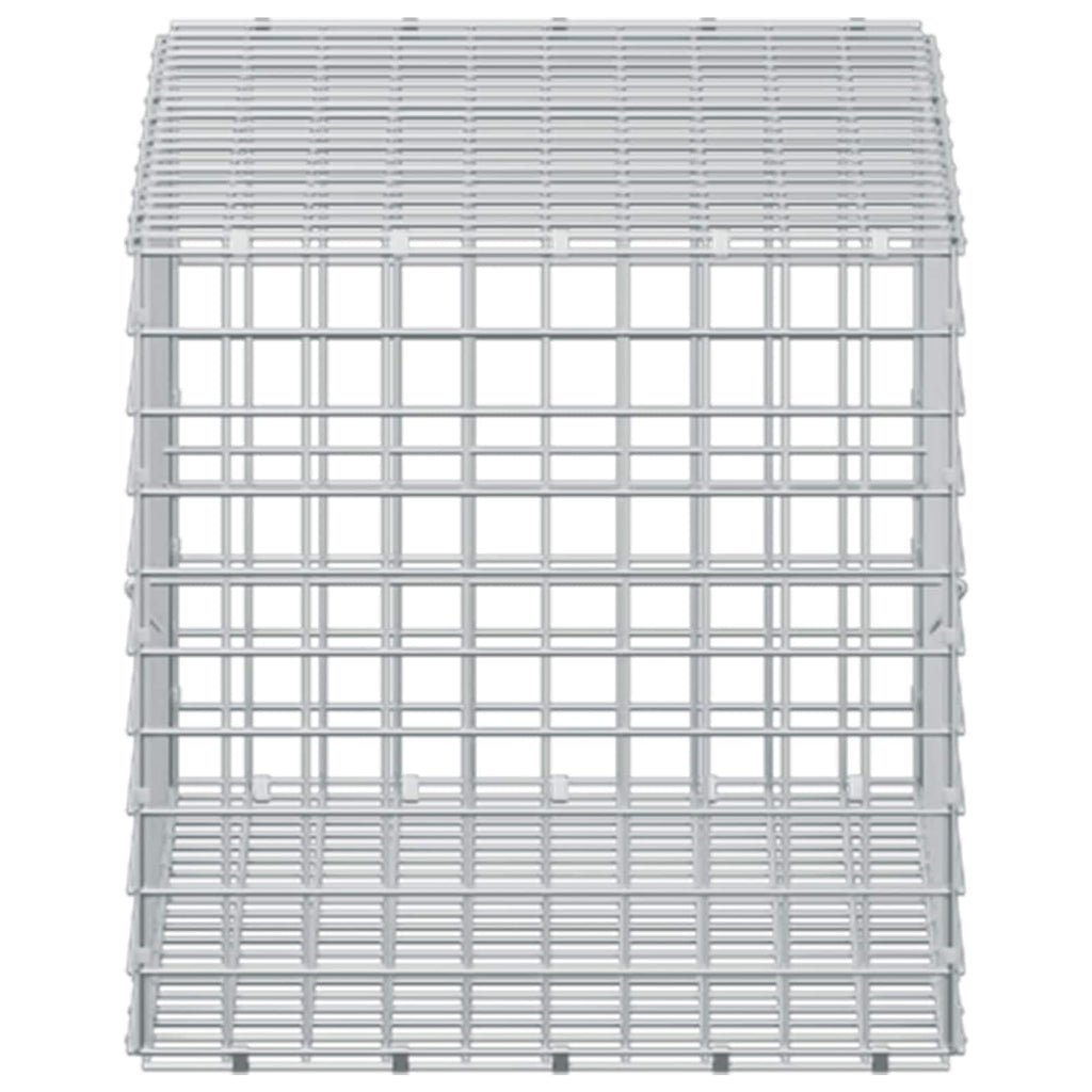vidaXL Gabion z drutu 5 mm i siatką 5x5 cm 50x100x50 cm