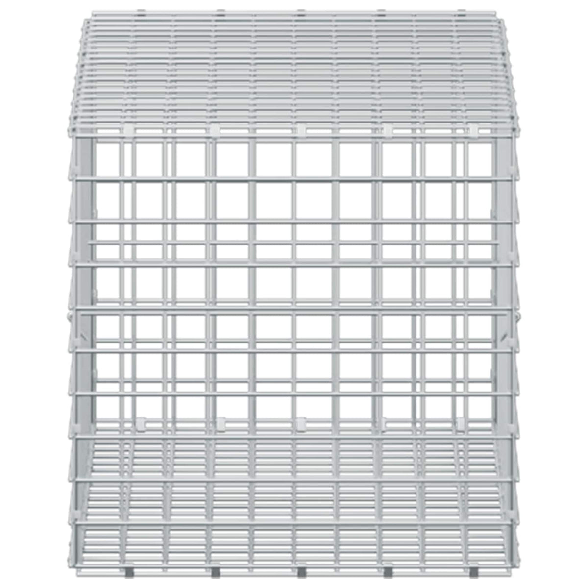 vidaXL Gabion z drutu 5 mm i siatką 5x5 cm 50x100x50 cm