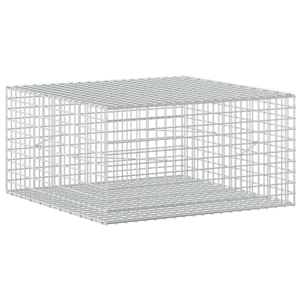 vidaXL Gabion z drutu 5 mm i siatką 5x5 cm 100x100x50 cm