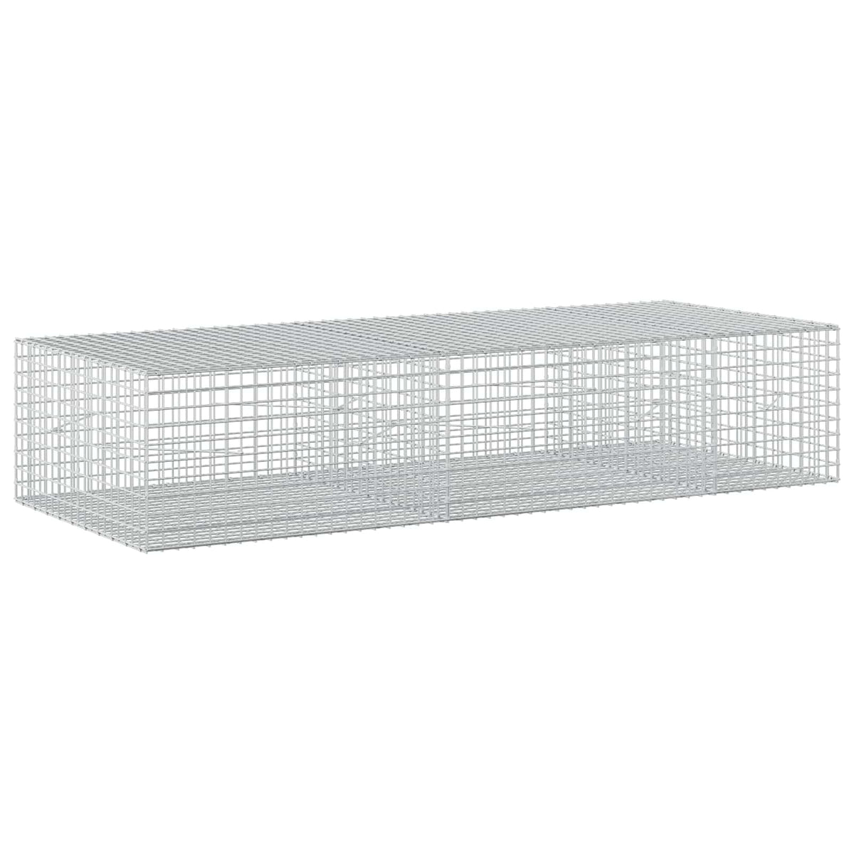 vidaXL Gabion z drutu 5 mm i siatką 5x5 cm 250x100x50 cm