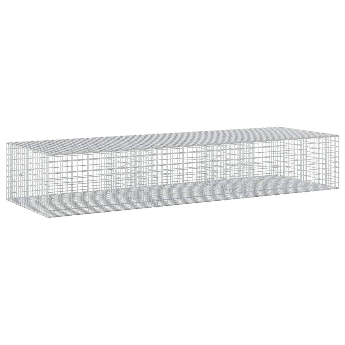 vidaXL Gabion z drutu 5 mm i siatką 5x5 cm 300x100x50 cm