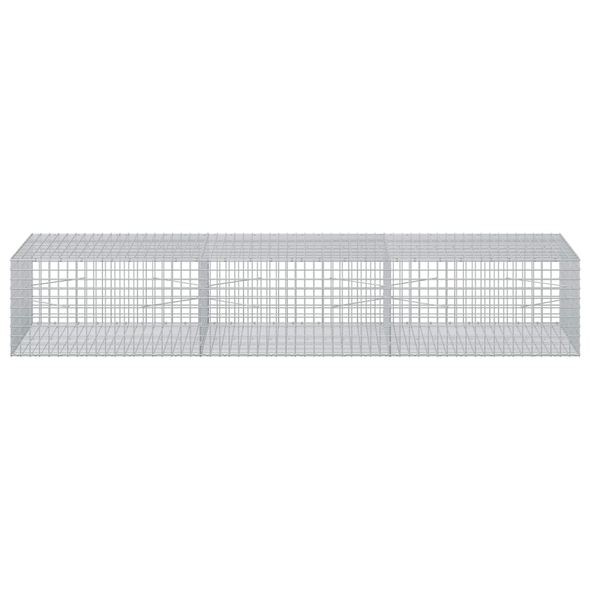 vidaXL Gabion z drutu 5 mm i siatką 5x5 cm 300x100x50 cm