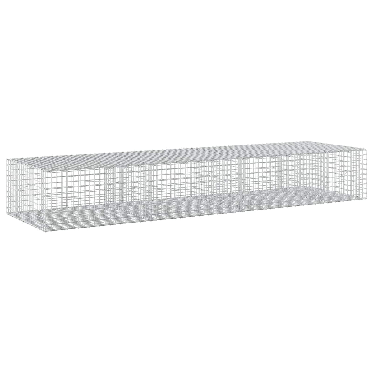 vidaXL Gabion z drutu 5 mm i siatką 5x5 cm 350x100x50 cm