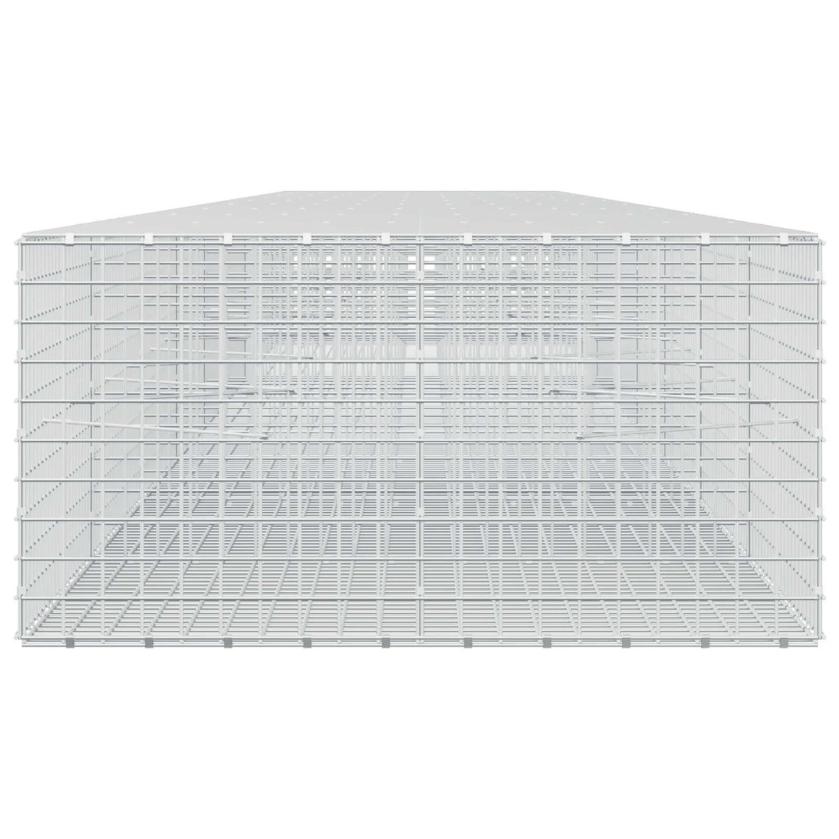 vidaXL Gabion z drutu 5 mm i siatką 5x5 cm 900x100x50 cm