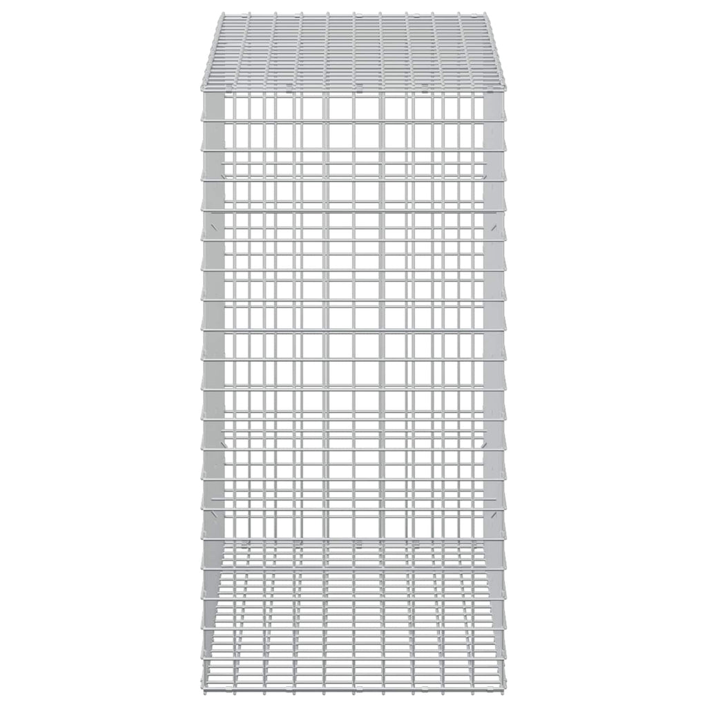 vidaXL Gabion z drutu 5 mm i siatką 5x5 cm 50x100x100 cm