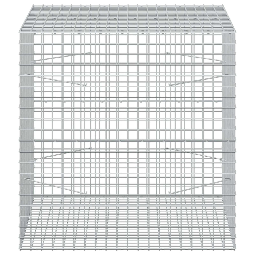 vidaXL Gabion z drutu 5 mm i siatką 5x5 cm 100x100x100 cm
