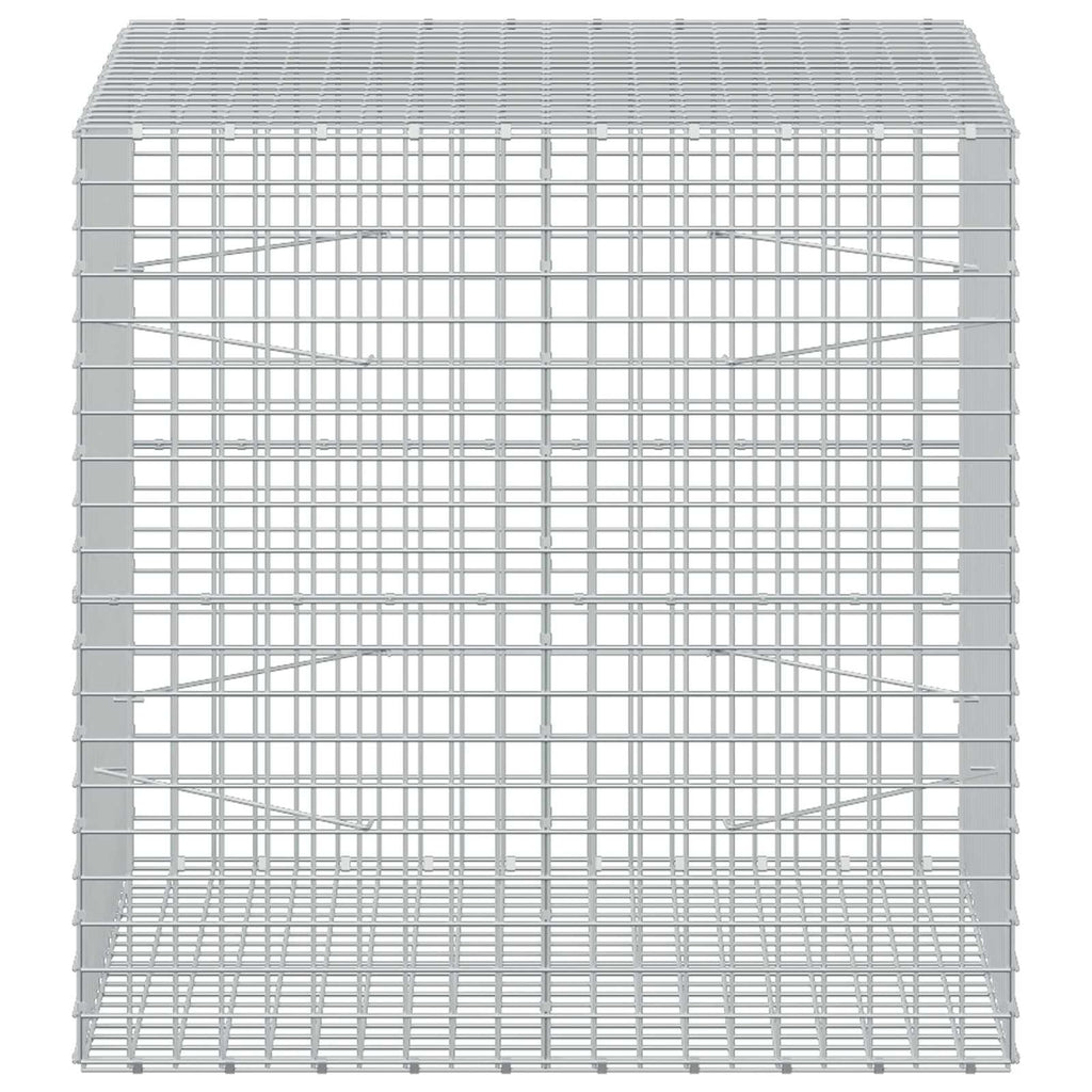 vidaXL Gabion z drutu 5 mm i siatką 5x5 cm 100x100x100 cm