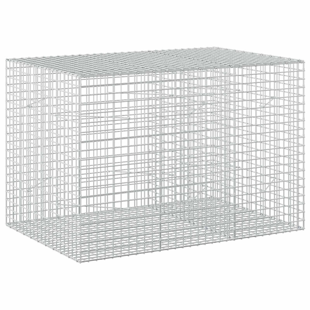 vidaXL Gabion z drutu 5 mm i siatką 5x5 cm 150x100x100 cm