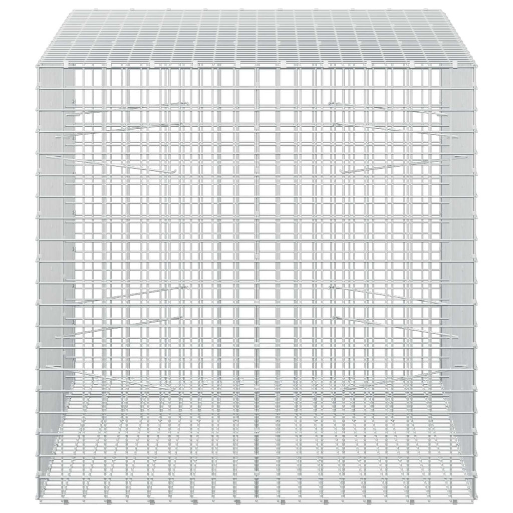 vidaXL Gabion z drutu 5 mm i siatką 5x5 cm 150x100x100 cm