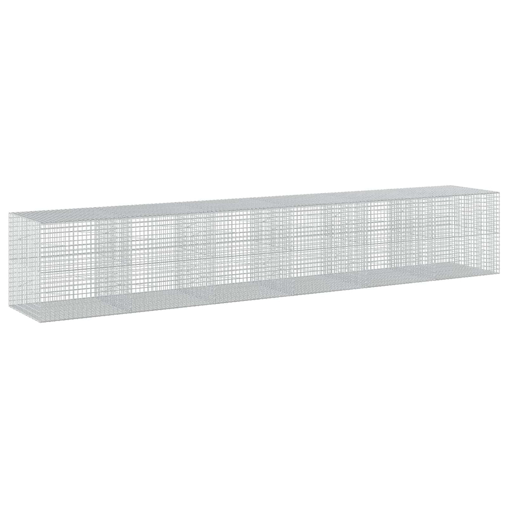 vidaXL Gabion z drutu 5 mm i siatką 5x5 cm 600x100x100 cm