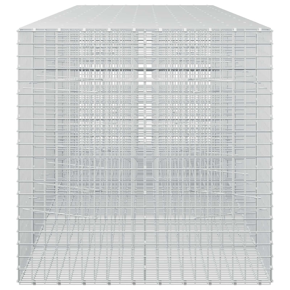vidaXL Gabion z drutu 5 mm i siatką 5x5 cm 650x100x100 cm