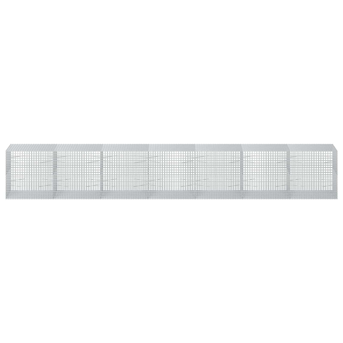 vidaXL Gabion z drutu 5 mm i siatką 5x5 cm 700x100x100 cm