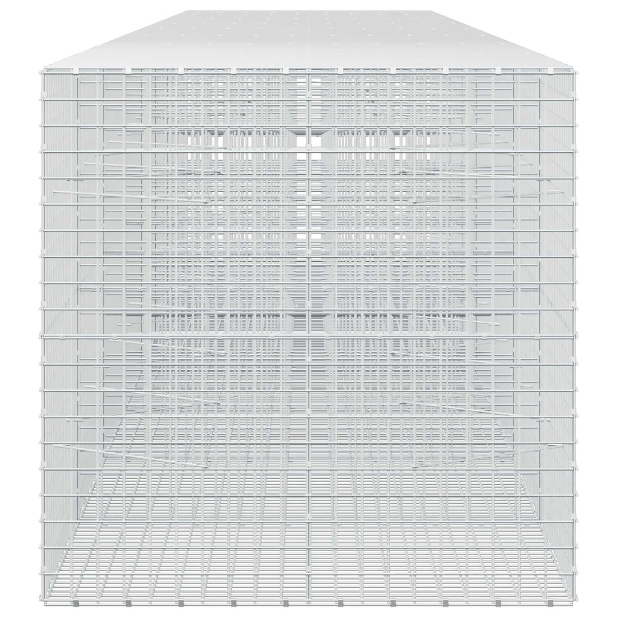 vidaXL Gabion z drutu 5 mm i siatką 5x5 cm 800x100x100 cm
