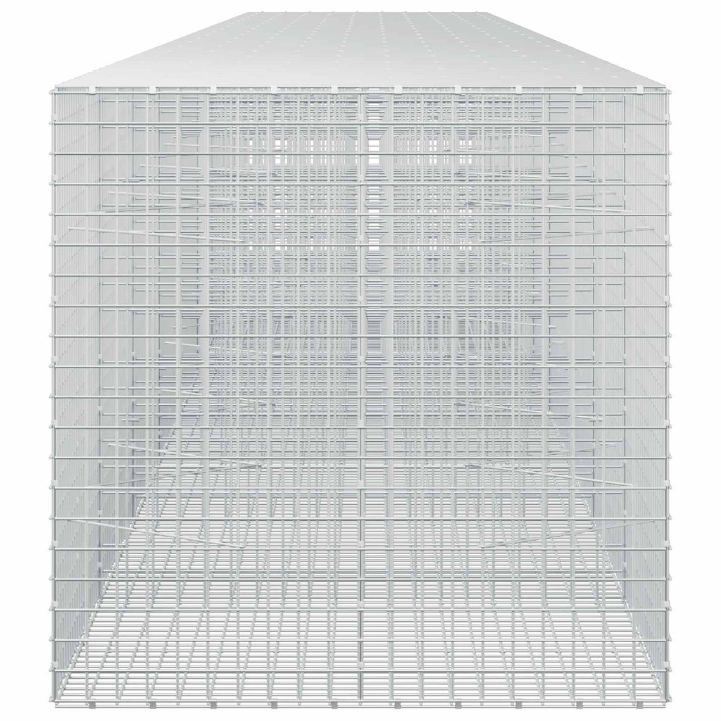 vidaXL Gabion z drutu 5 mm i siatką 5x5 cm 950x100x100 cm