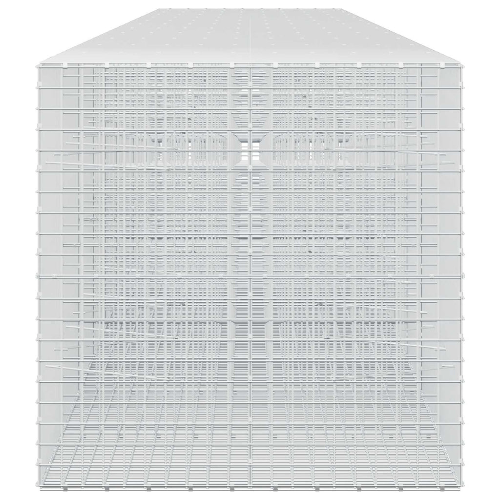 vidaXL Gabion z drutu 5 mm i siatką 5x5 cm 1150x100x100 cm