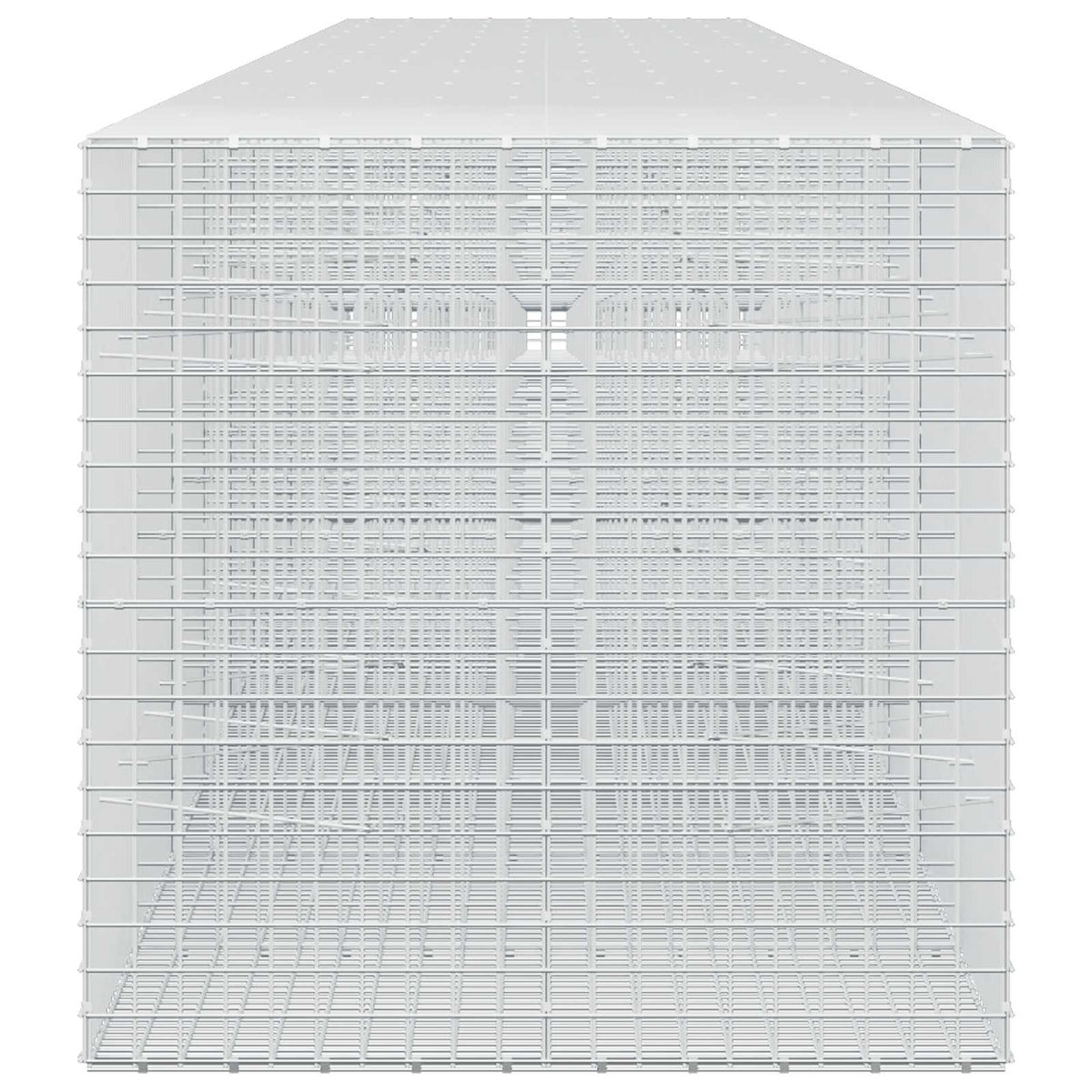 vidaXL Gabion z drutu 5 mm i siatką 5x5 cm 1150x100x100 cm