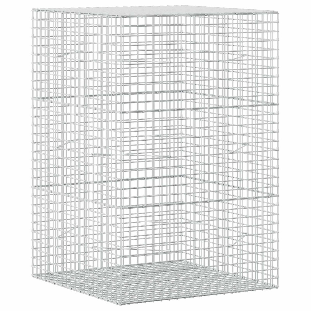 vidaXL Gabion z drutu 5 mm i siatką 5x5 cm 100x100x150 cm