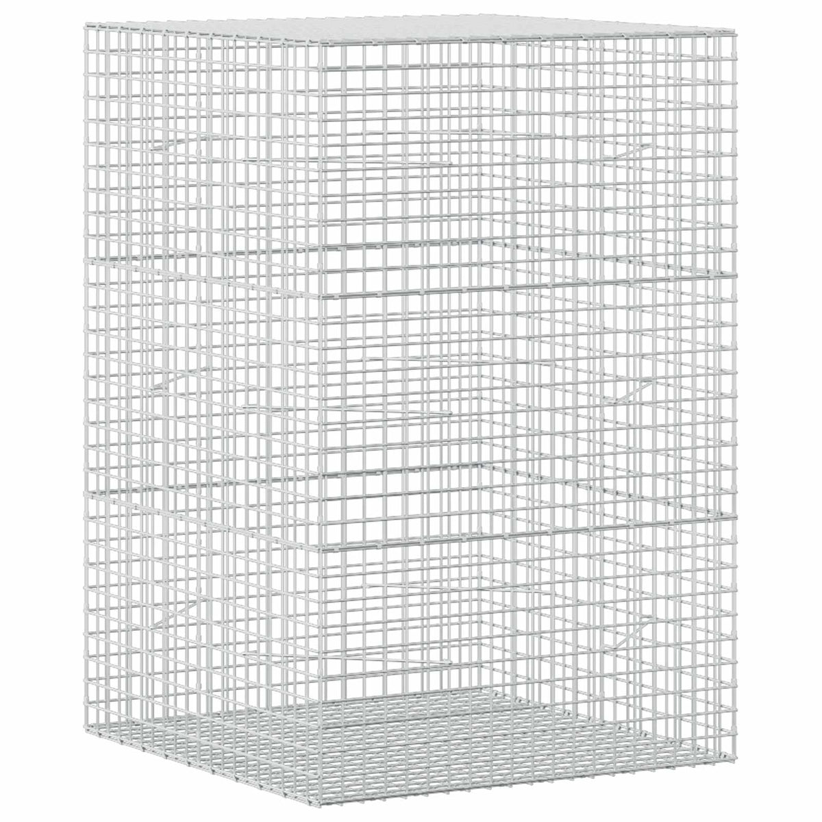 vidaXL Gabion z drutu 5 mm i siatką 5x5 cm 100x100x150 cm