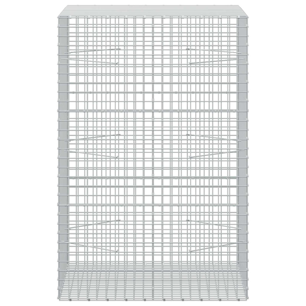 vidaXL Gabion z drutu 5 mm i siatką 5x5 cm 100x100x150 cm