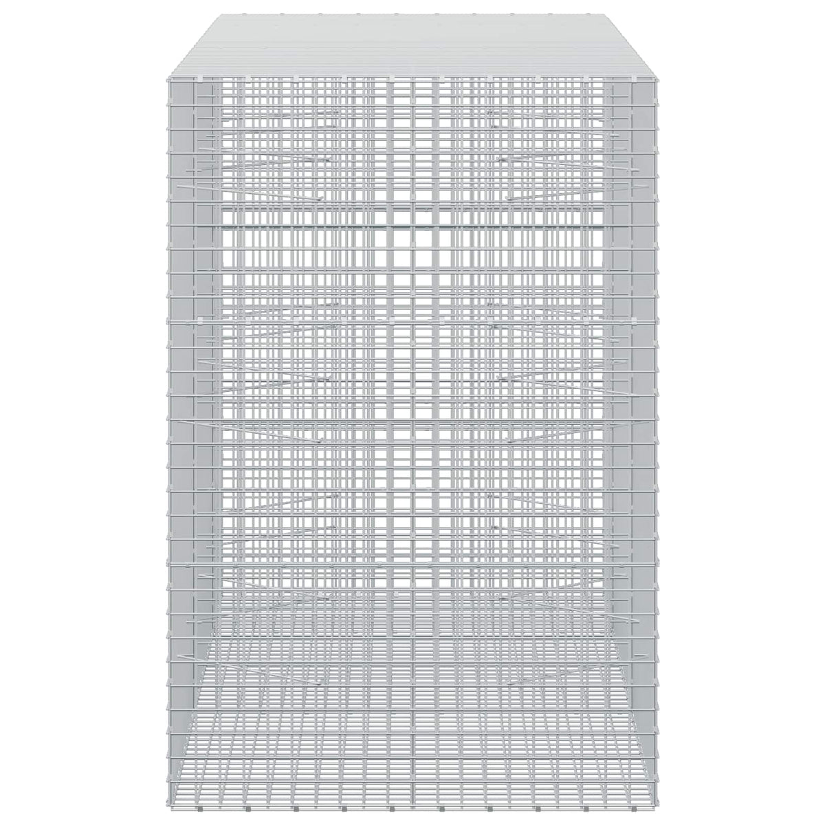 vidaXL Gabion z drutu 5 mm i siatką 5x5 cm 250x100x150 cm