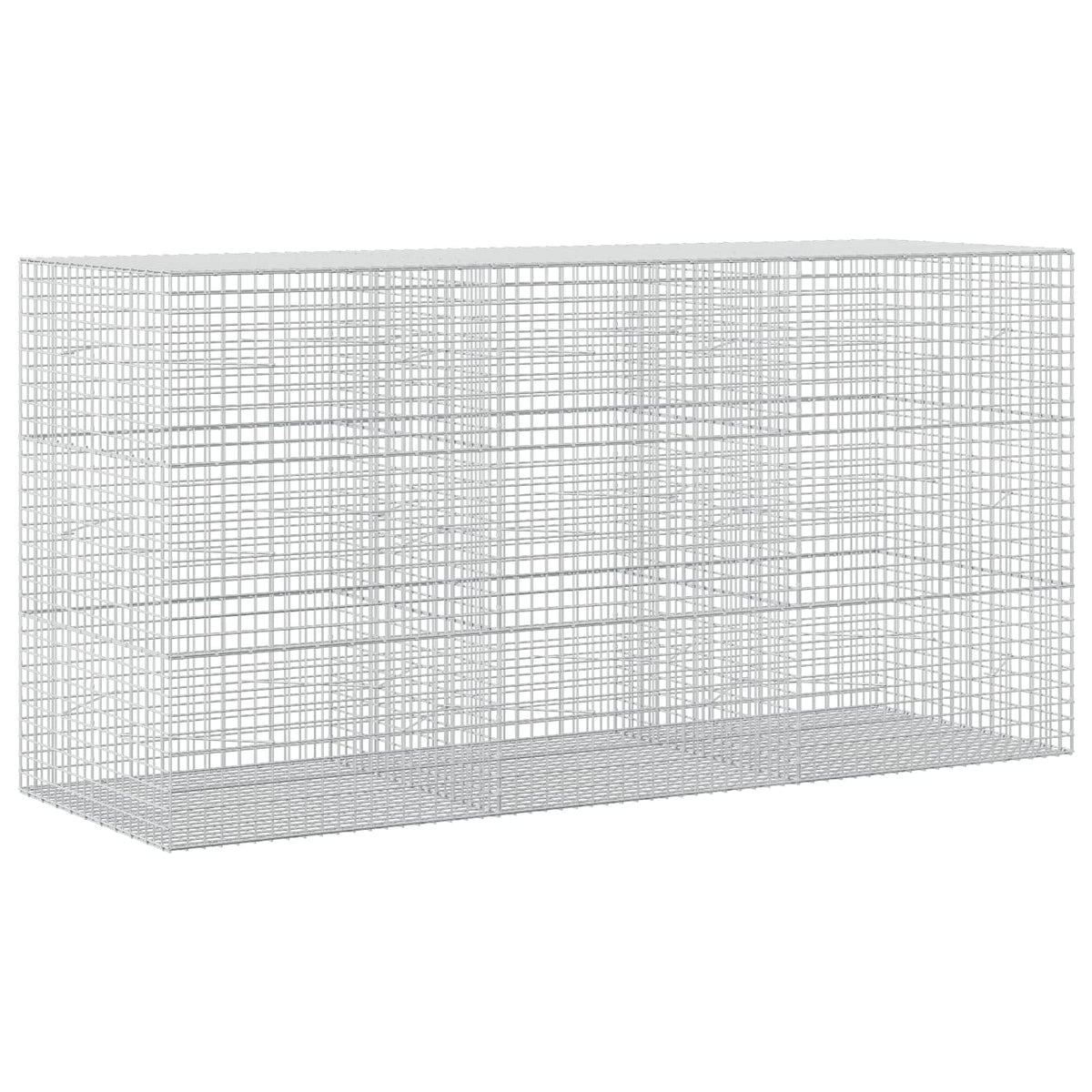 vidaXL Gabion z drutu 5 mm i siatką 5x5 cm 300x100x150 cm