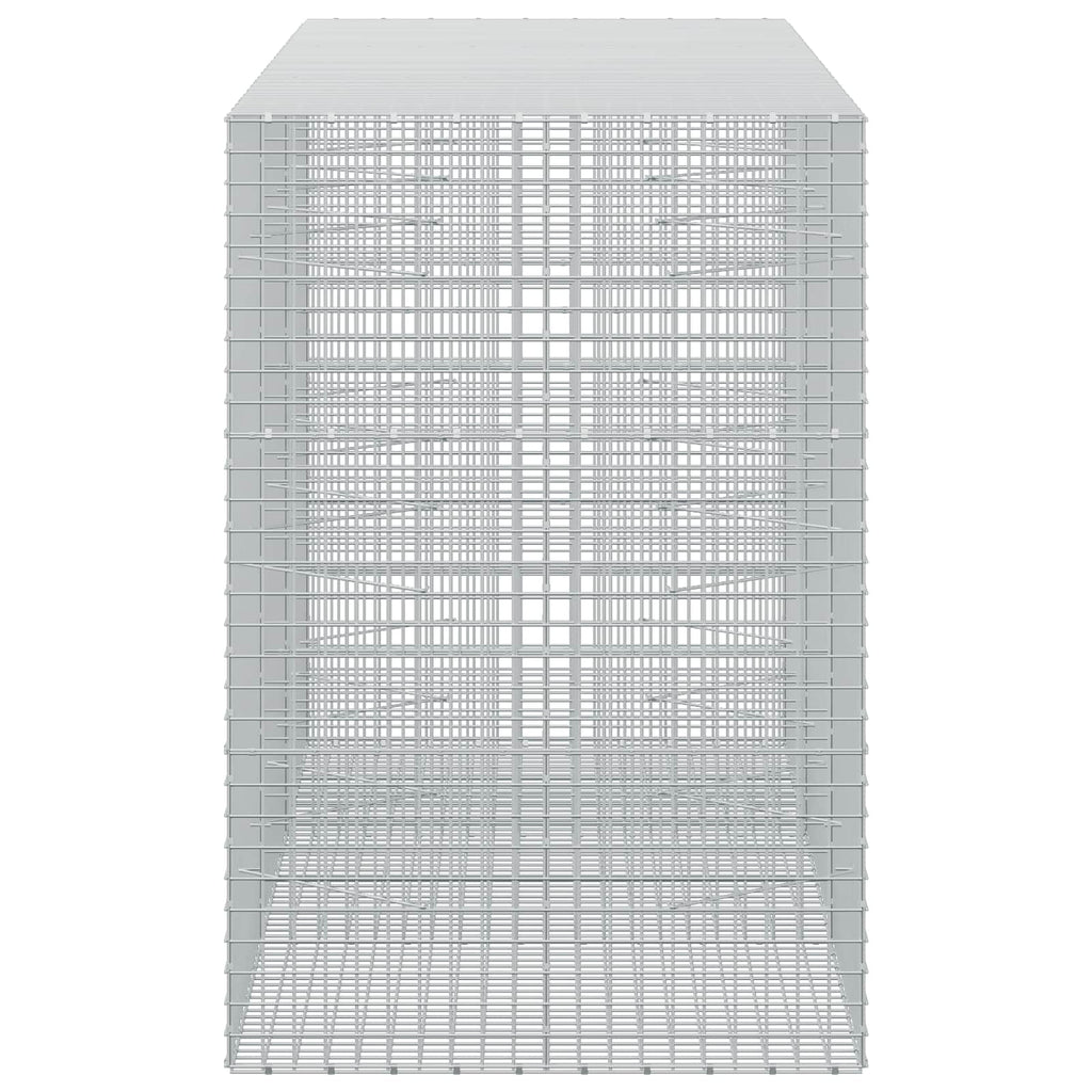 vidaXL Gabion z drutu 5 mm i siatką 5x5 cm 300x100x150 cm