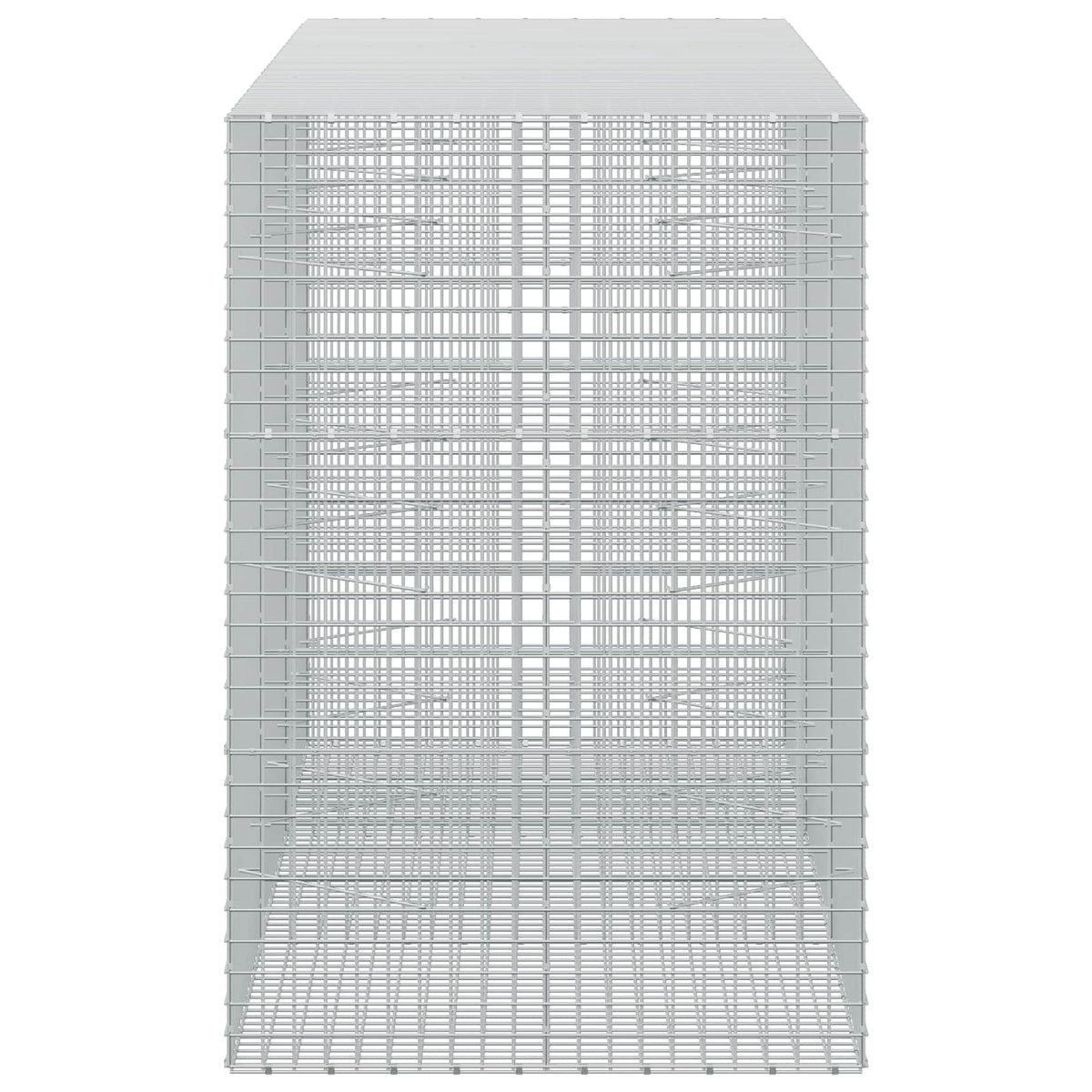 vidaXL Gabion z drutu 5 mm i siatką 5x5 cm 300x100x150 cm