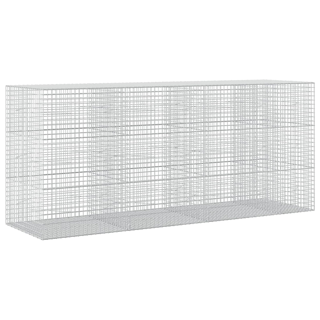 vidaXL Gabion z drutu 5 mm i siatką 5x5 cm 350x100x150 cm
