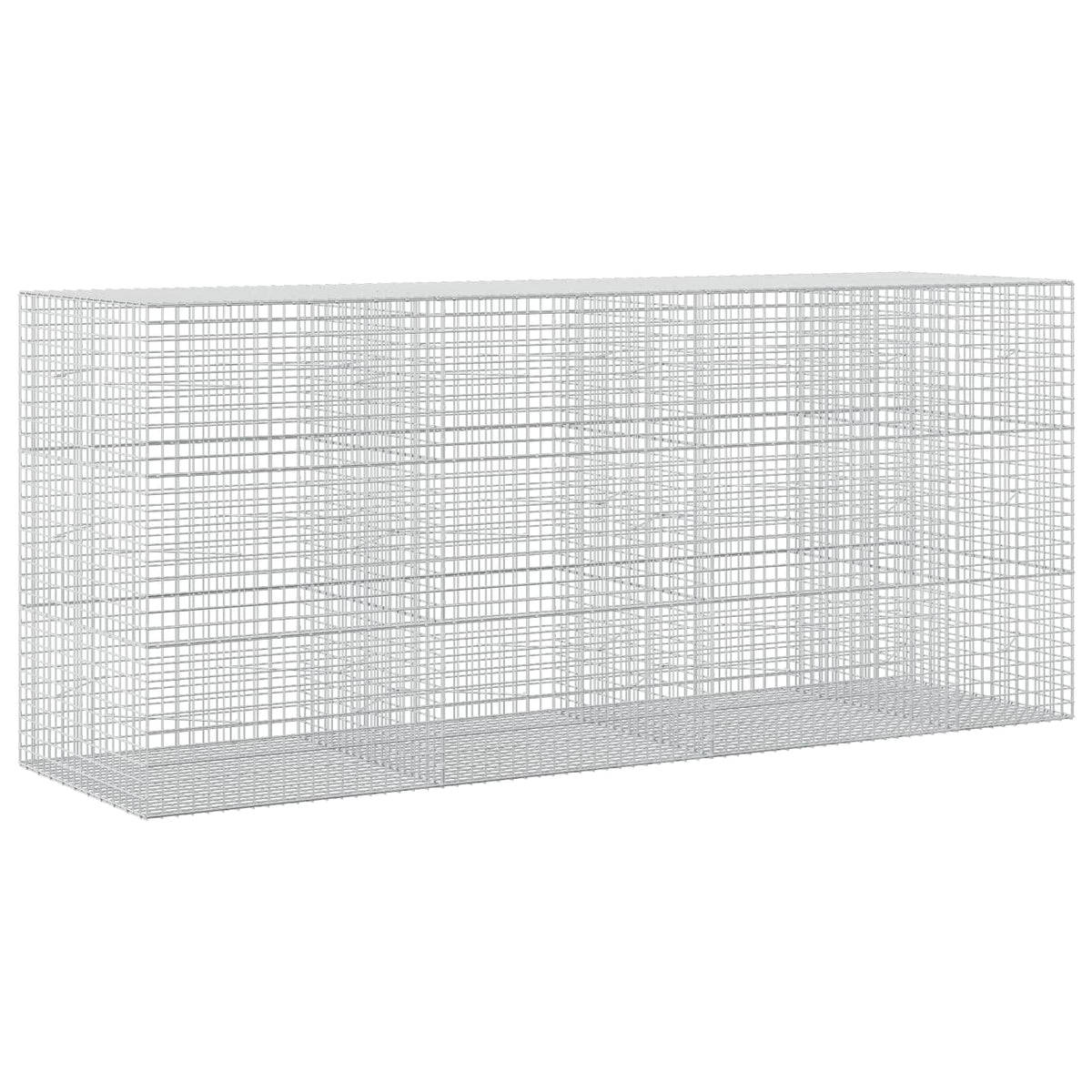 vidaXL Gabion z drutu 5 mm i siatką 5x5 cm 350x100x150 cm