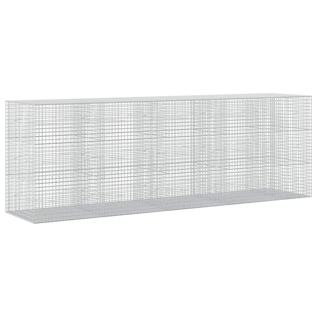 vidaXL Gabion z drutu 5 mm i siatką 5x5 cm 450x100x150 cm