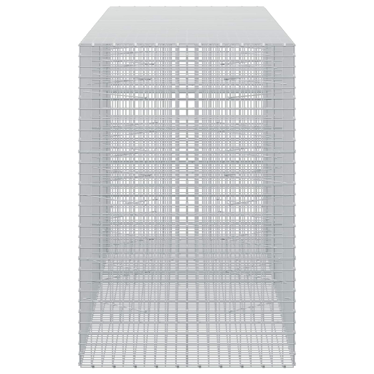 vidaXL Gabion z drutu 5 mm i siatką 5x5 cm 450x100x150 cm