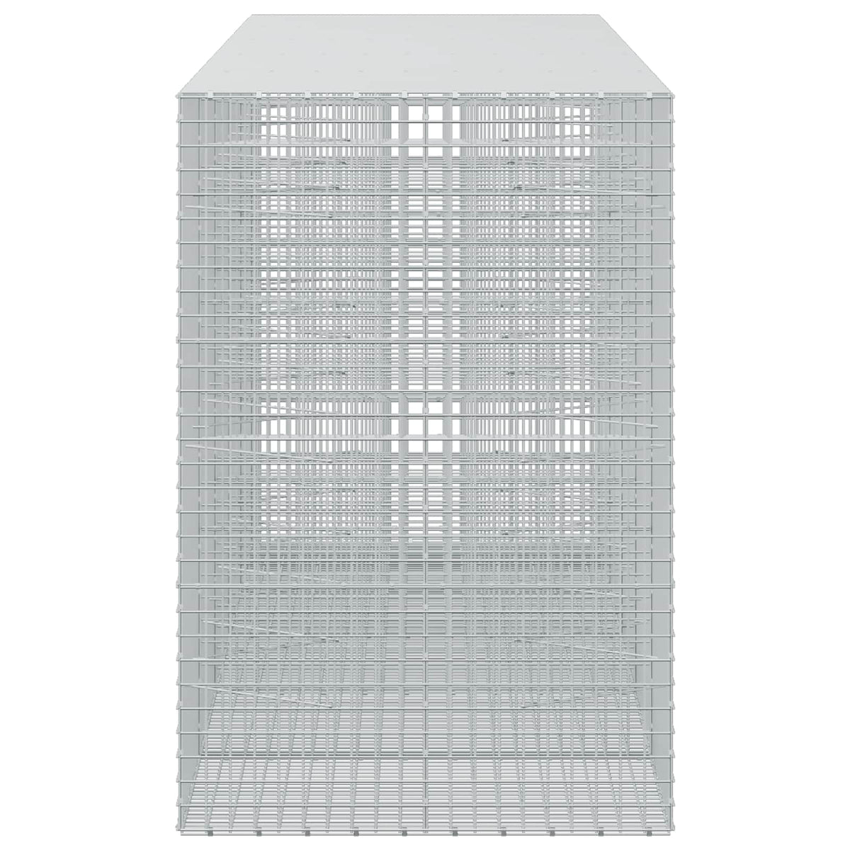 vidaXL Gabion z drutu 5 mm i siatką 5x5 cm 500x100x150 cm