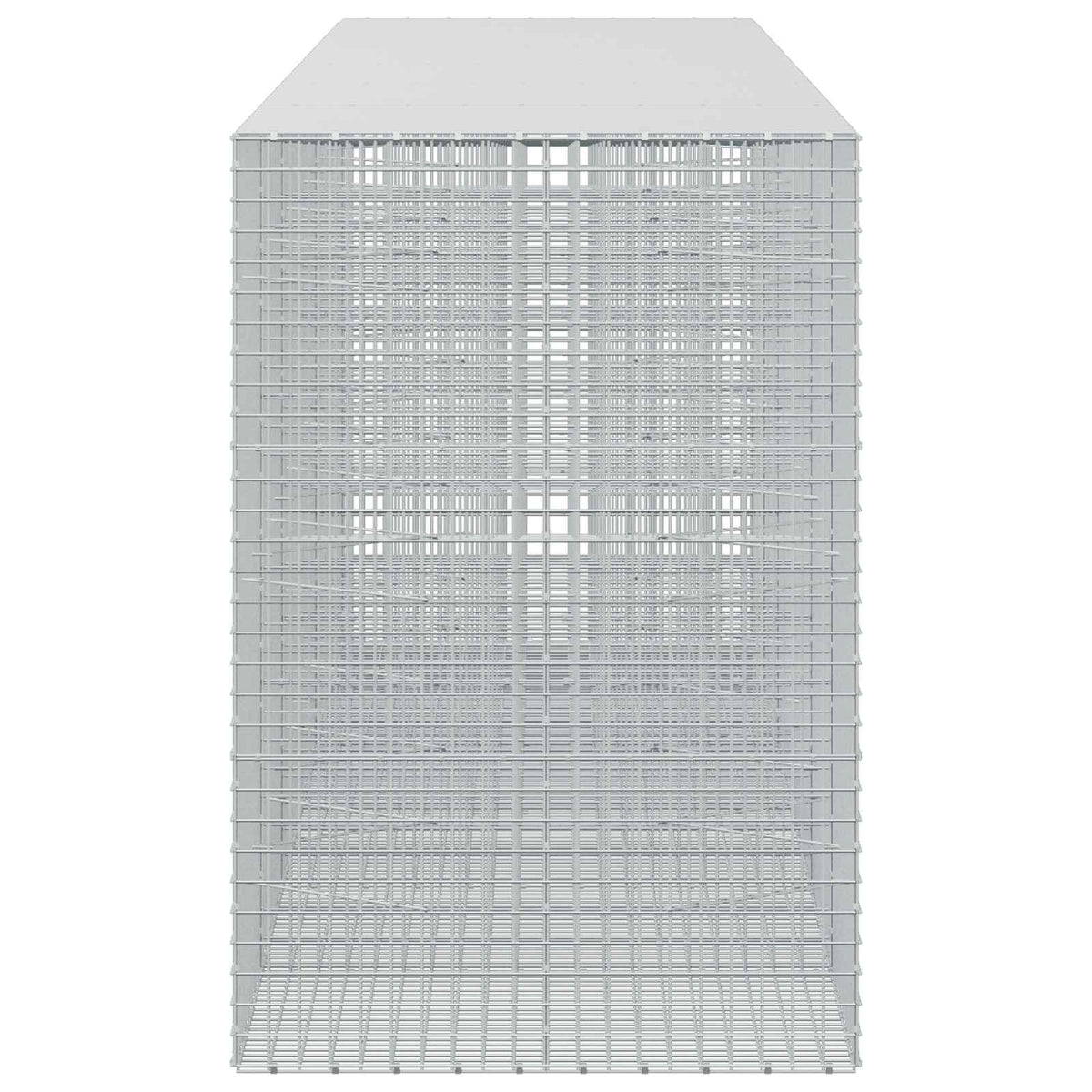 vidaXL Gabion z drutu 5 mm i siatką 5x5 cm 600x100x150 cm
