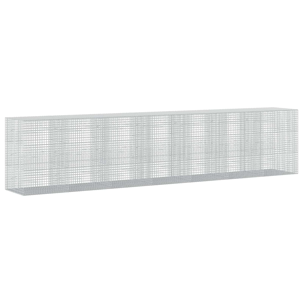 vidaXL Gabion z drutu 5 mm i siatką 5x5 cm 700x100x150 cm