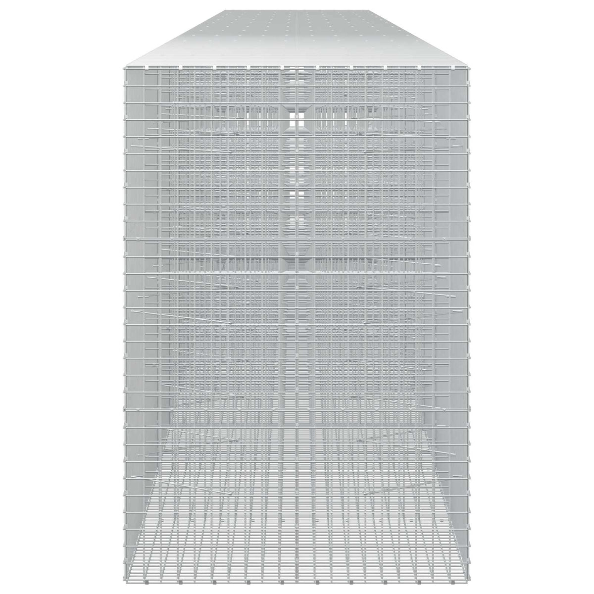vidaXL Gabion z drutu 5 mm i siatką 5x5 cm 1200x100x150 cm