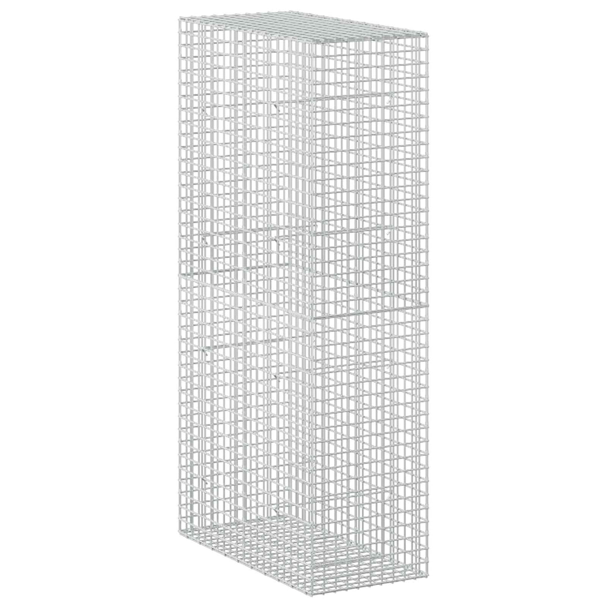 vidaXL Gabion z drutu 5 mm i siatką 5x5 cm 50x100x200 cm