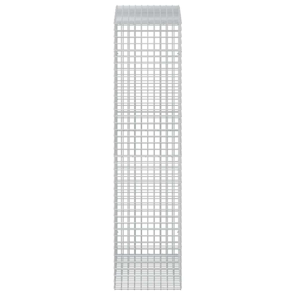 vidaXL Gabion z drutu 5 mm i siatką 5x5 cm 50x100x200 cm