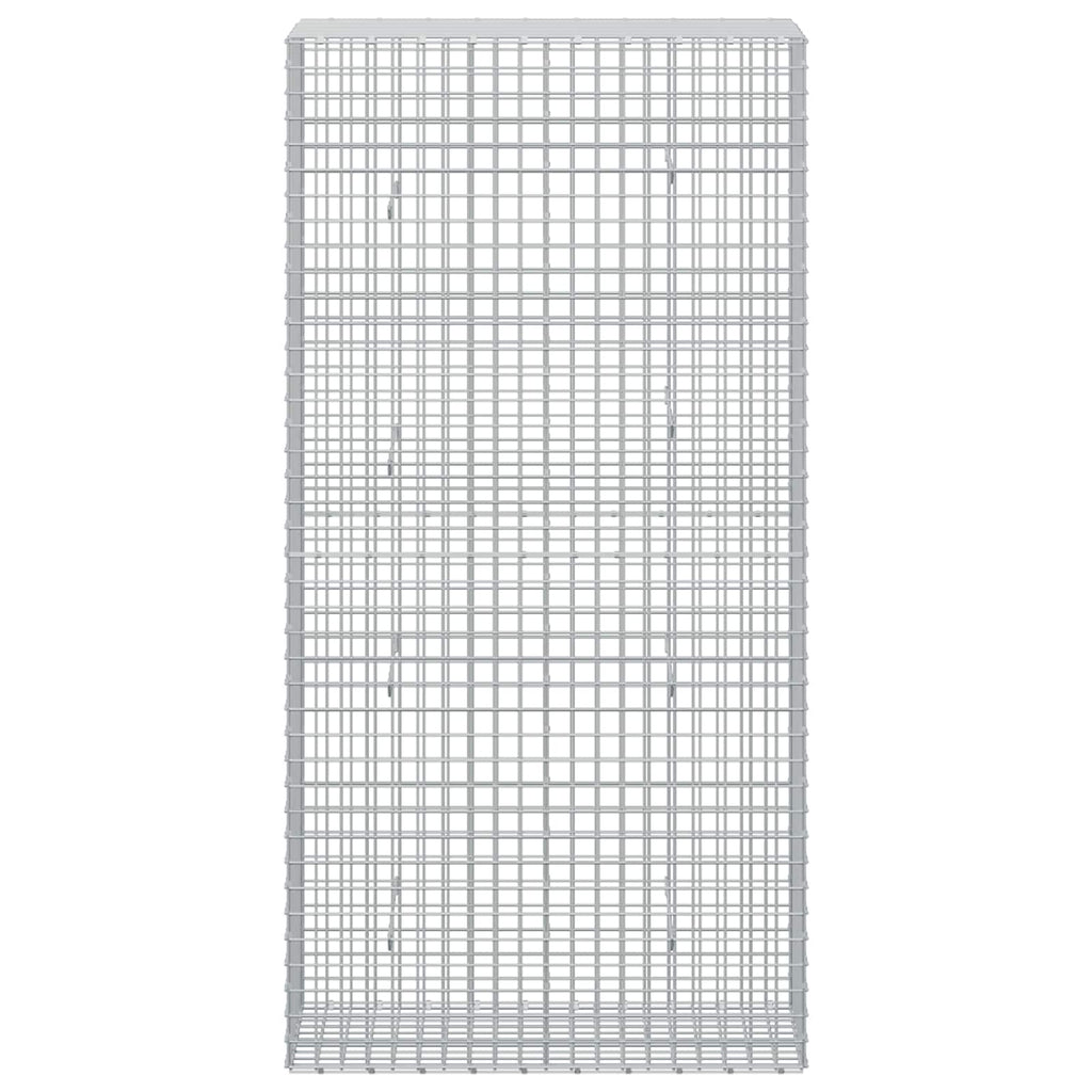vidaXL Gabion z drutu 5 mm i siatką 5x5 cm 50x100x200 cm