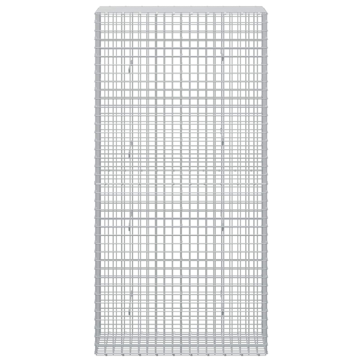 vidaXL Gabion z drutu 5 mm i siatką 5x5 cm 50x100x200 cm