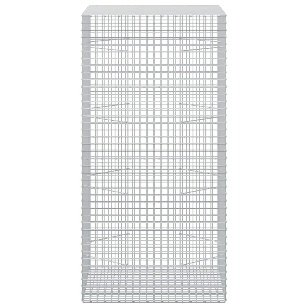 vidaXL Gabion z drutu 5 mm i siatką 5x5 cm 100x100x200 cm