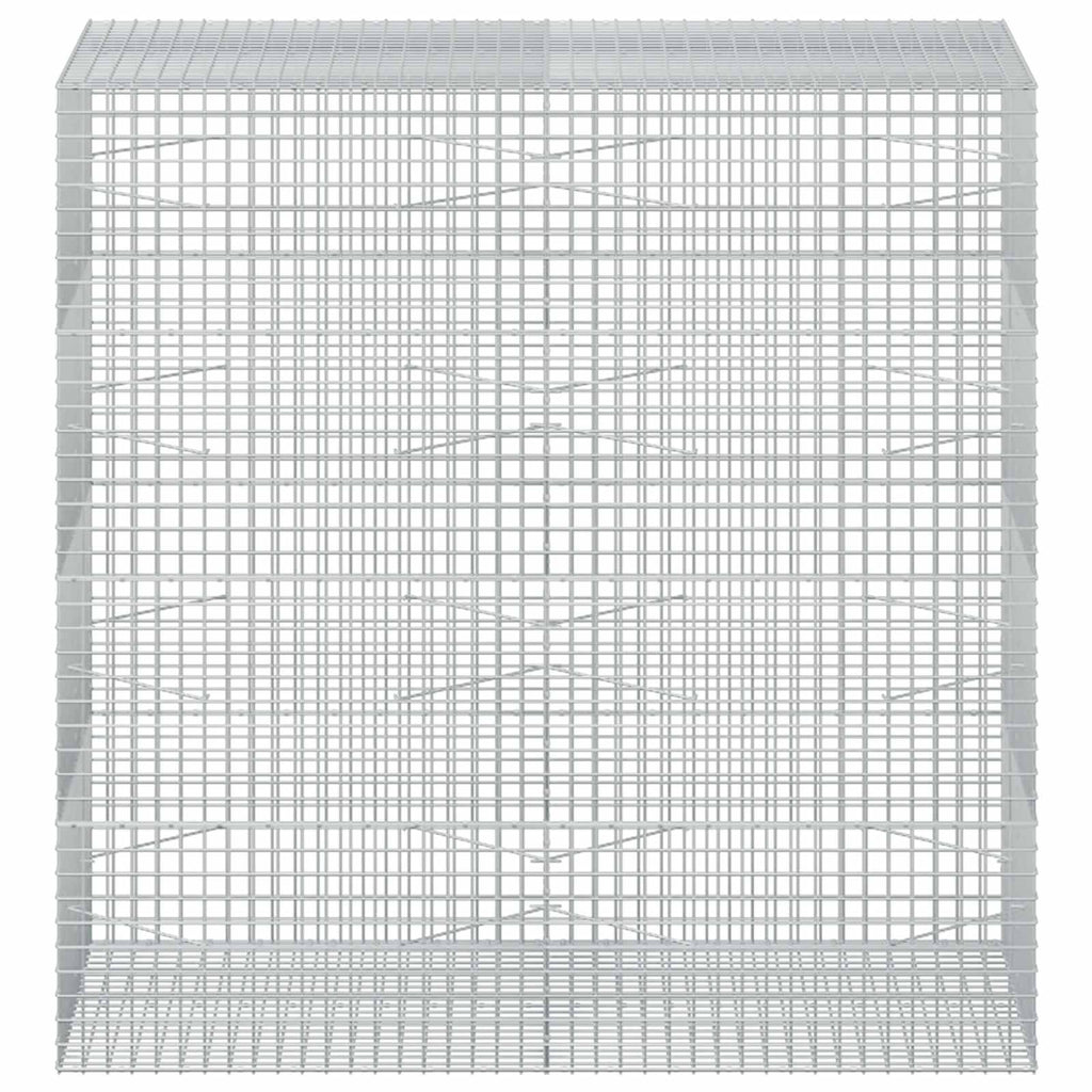 vidaXL Gabion z drutu 5 mm i siatką 5x5 cm 200x100x200 cm