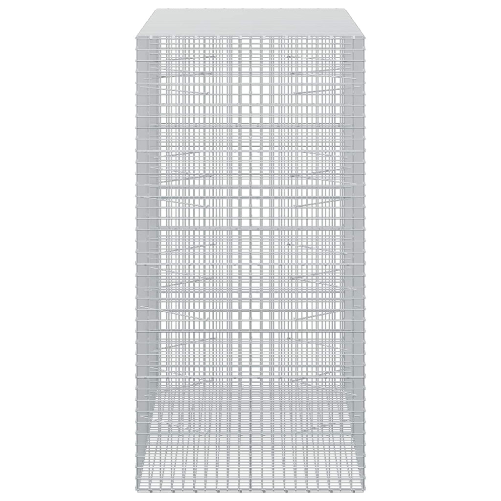 vidaXL Gabion z drutu 5 mm i siatką 5x5 cm 200x100x200 cm