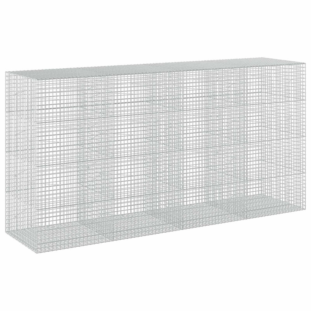 vidaXL Gabion z drutu 5 mm i siatką 5x5 cm 400x100x200 cm