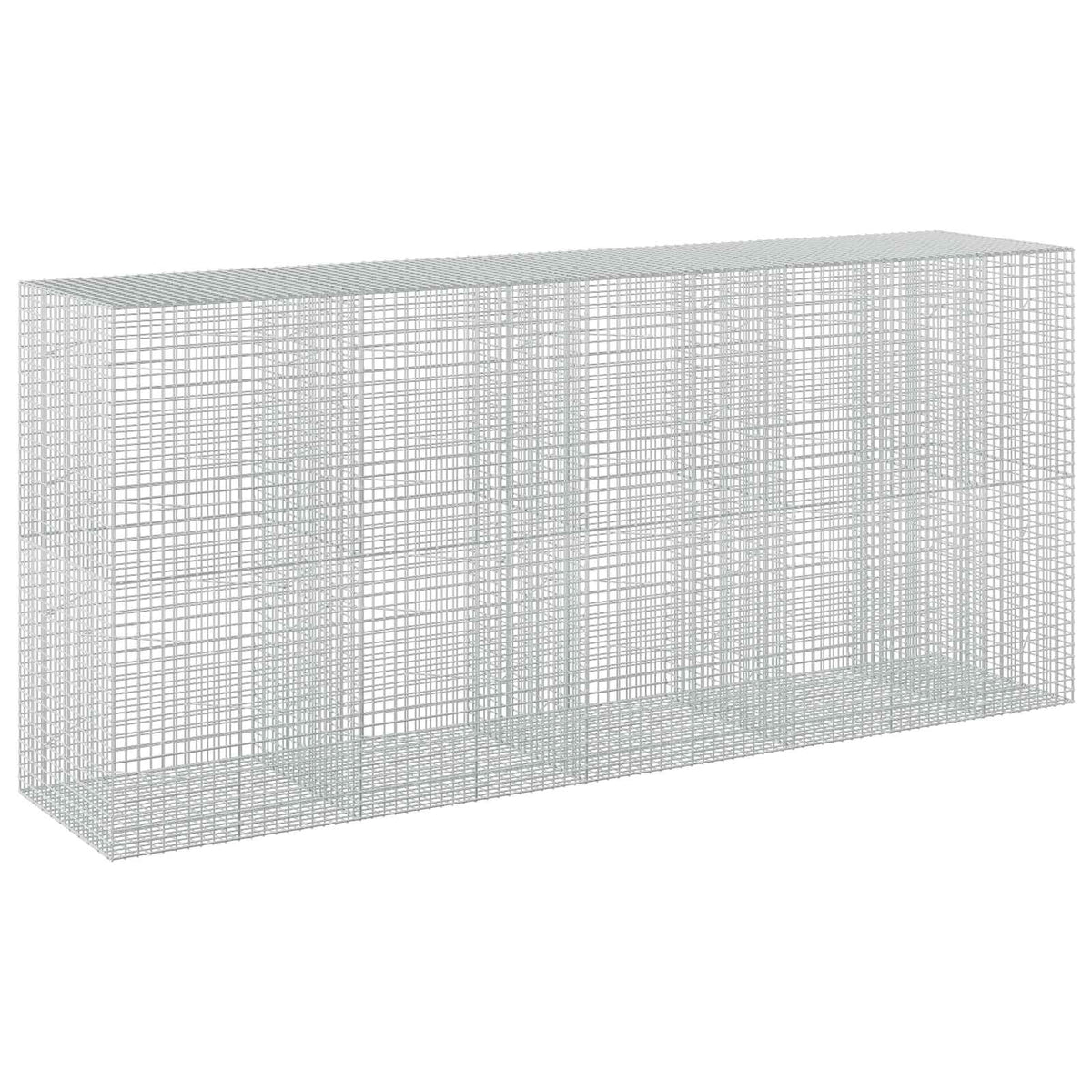 vidaXL Gabion z drutu 5 mm i siatką 5x5 cm 450x100x200 cm