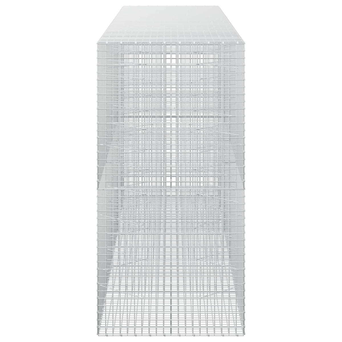 vidaXL Gabion z drutu 5 mm i siatką 5x5 cm 450x100x200 cm