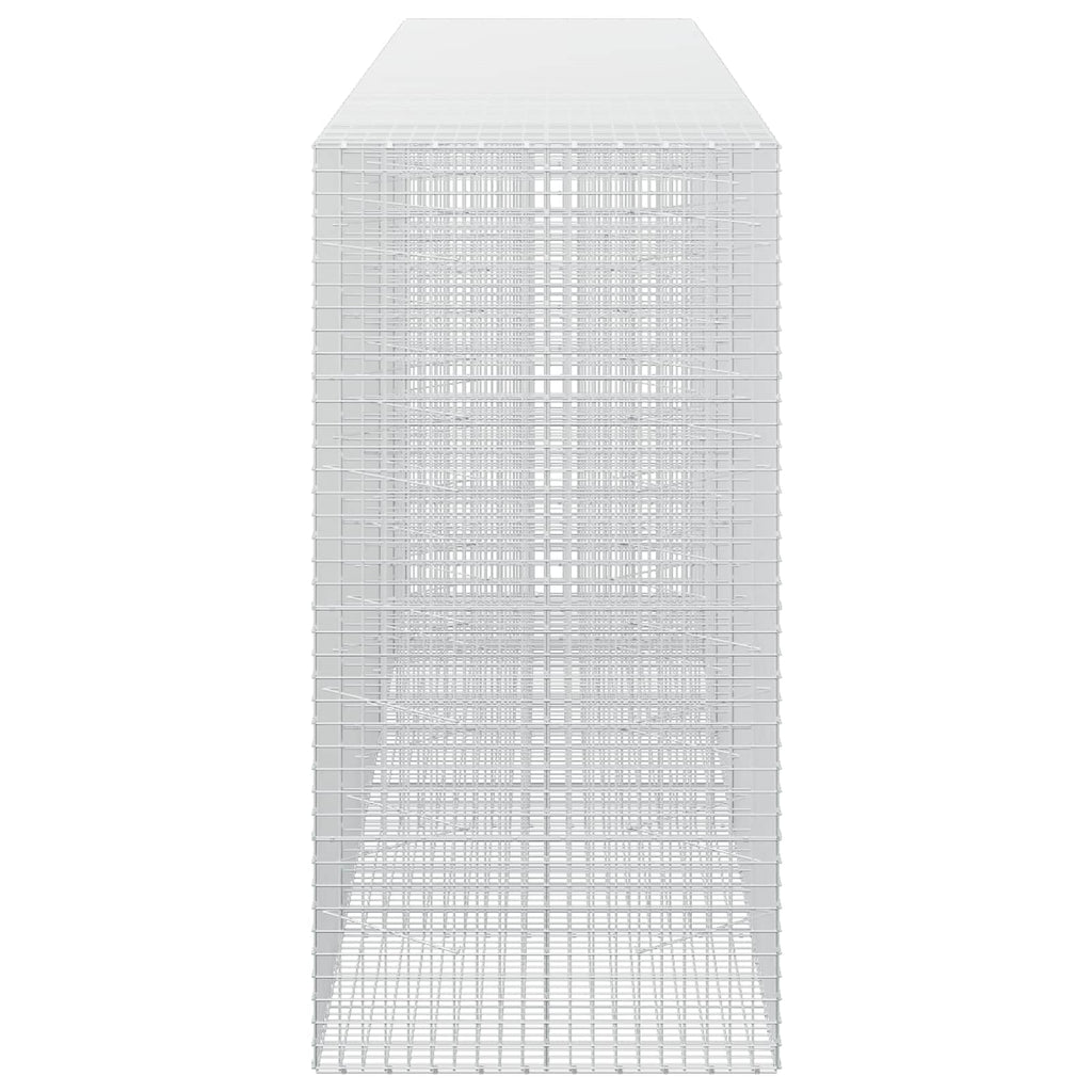 vidaXL Gabion z drutu 5 mm i siatką 5x5 cm 500x100x200 cm