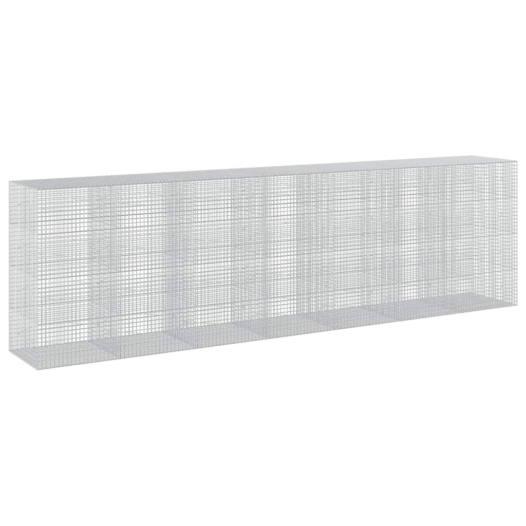 vidaXL Gabion z drutu 5 mm i siatką 5x5 cm 700x100x200 cm