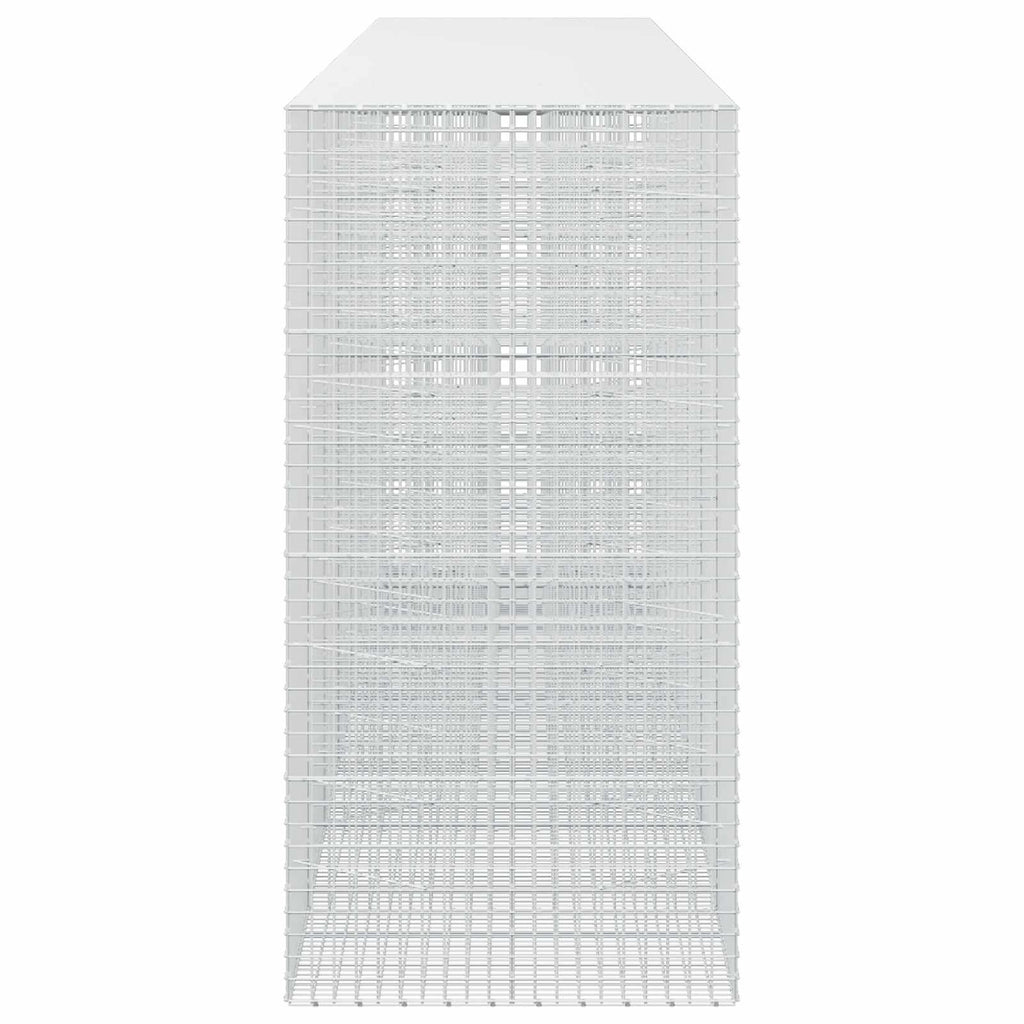 vidaXL Gabion z drutu 5 mm i siatką 5x5 cm 700x100x200 cm