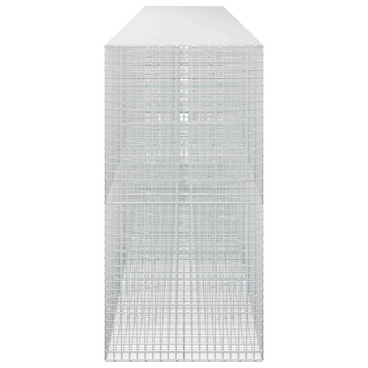 vidaXL Gabion z drutu 5 mm i siatką 5x5 cm 950x100x200 cm